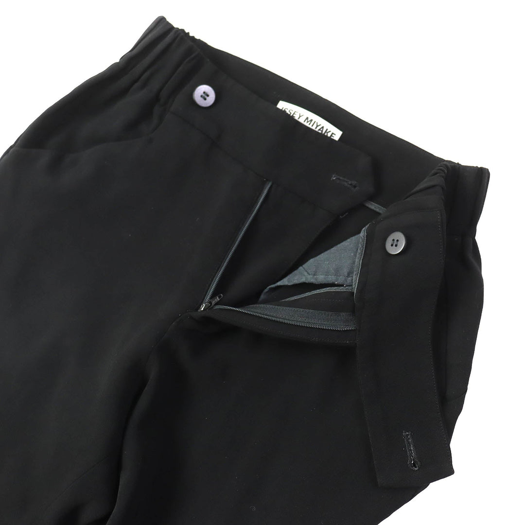 ISSEY MIYAKE Pants IM83FF019 Main: 95% triacetate, Main: 5% polyurethane black Women 1 Used Authentic