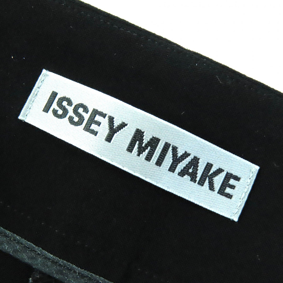 ISSEY MIYAKE Pants IM83FF019 Main: 95% triacetate, Main: 5% polyurethane black Women 1 Used Authentic