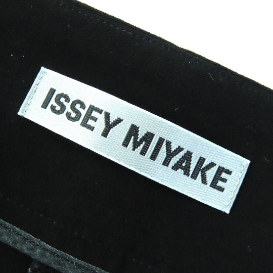 ISSEY MIYAKE Pants IM83FF019 Main: 95% triacetate, Main: 5% polyurethane black Women 1 Used Authentic