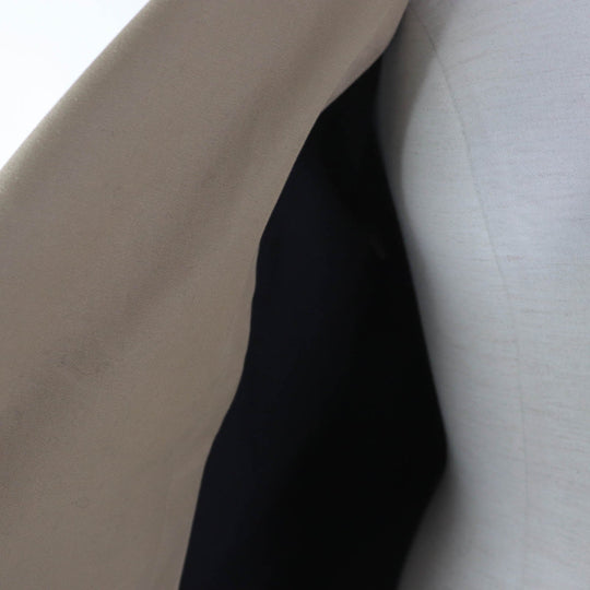 HYKE trench coat 193-17005 Main: 65% cotton, Main: 35% polyester, Lining: 100% cupra, Part: leather, Liner: 80% wool, : 20% nylon beige Women 1 Used Authentic