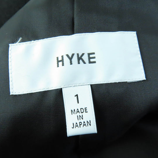 HYKE trench coat 193-17005 Main: 65% cotton, Main: 35% polyester, Lining: 100% cupra, Part: leather, Liner: 80% wool, : 20% nylon beige Women 1 Used Authentic