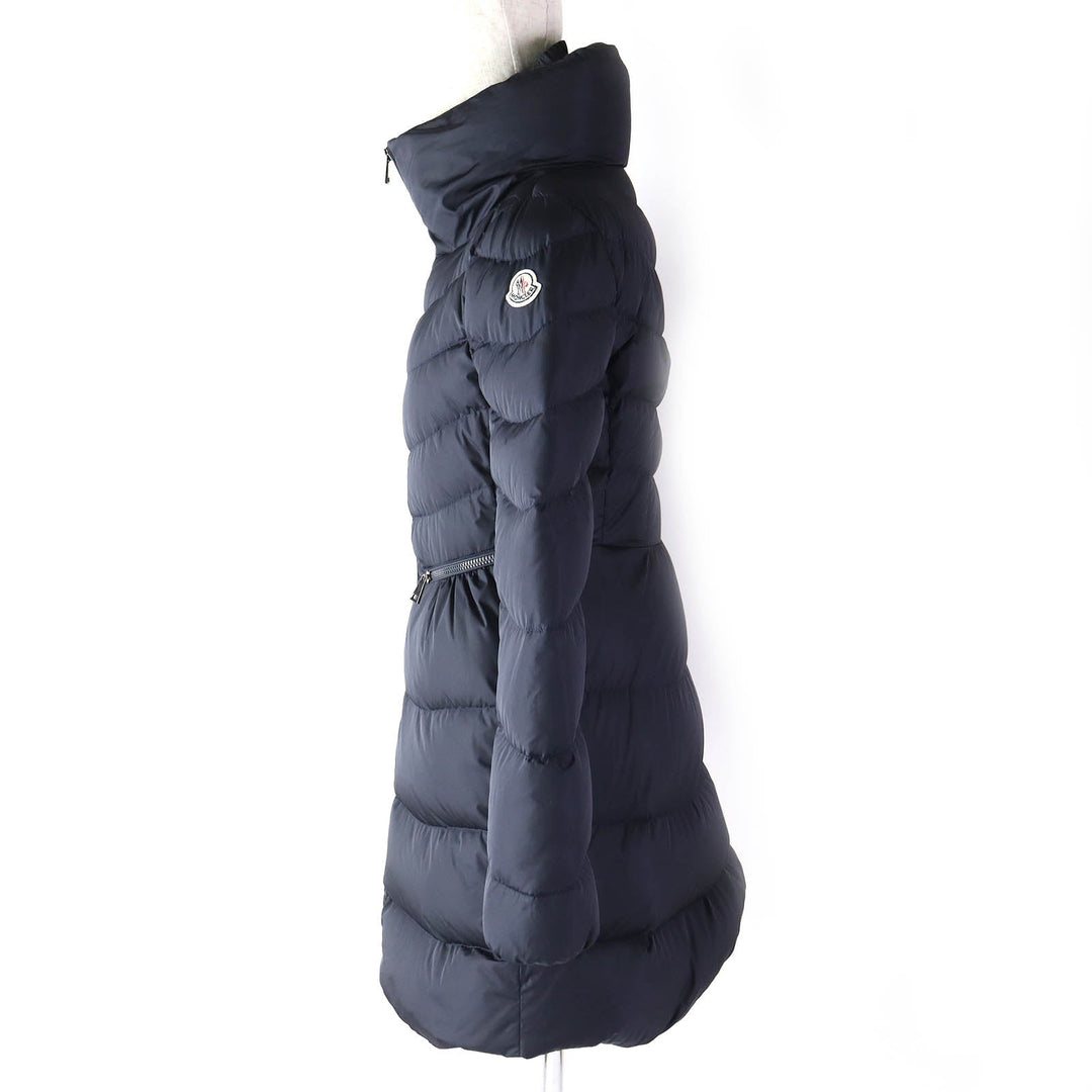 MONCLER down coat Outer: 100% nylon, Lining: 100% nylon, Filling: 90% down, Filling: 10% feather Navy MIRIELON Women 00 Used Authentic