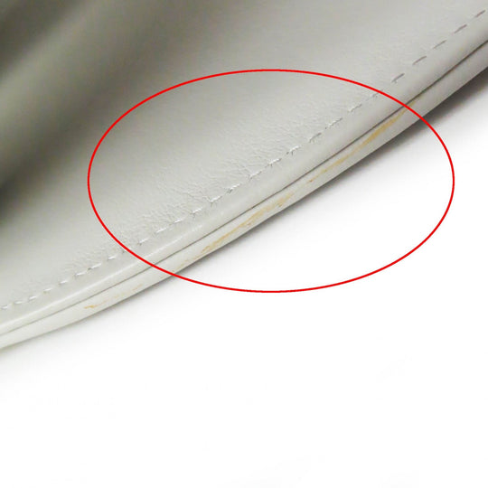 COMTESSE Handbag 7166 Part: Leather, Main: Horsehair Light gray Princess Women Used Authentic