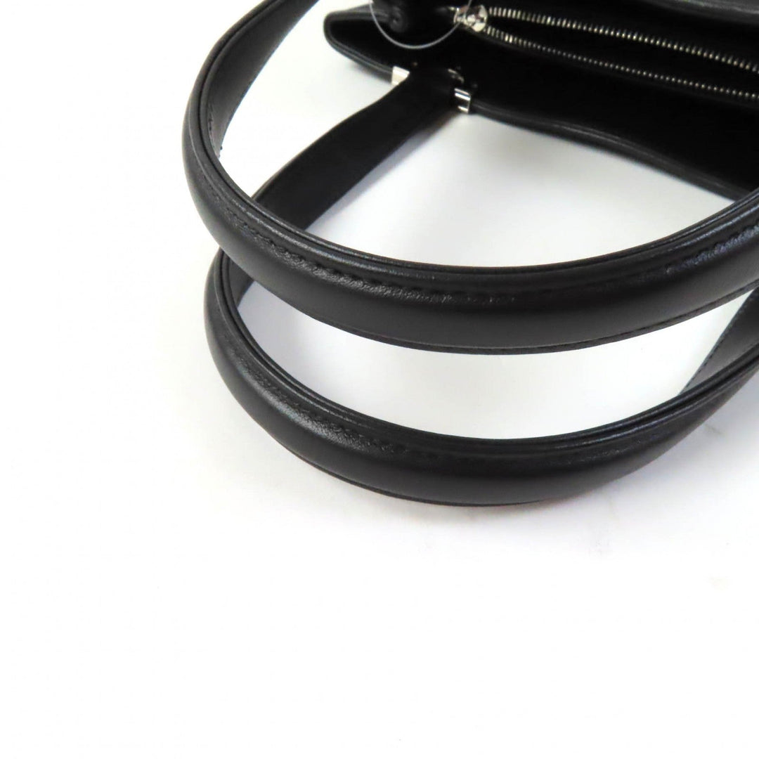 COMTESSE Handbag 7626 Part: Leather, Main: Horsehair black CINZIA TOTE Women Used Authentic