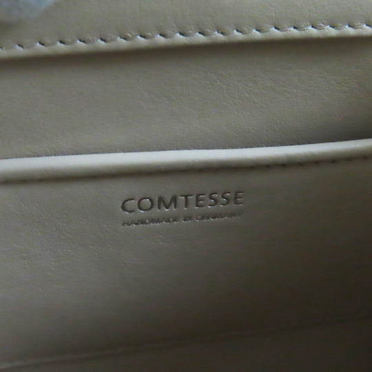 COMTESSE Handbag 7166 Part: Leather, Main: Horsehair beige Princess Women Used Authentic