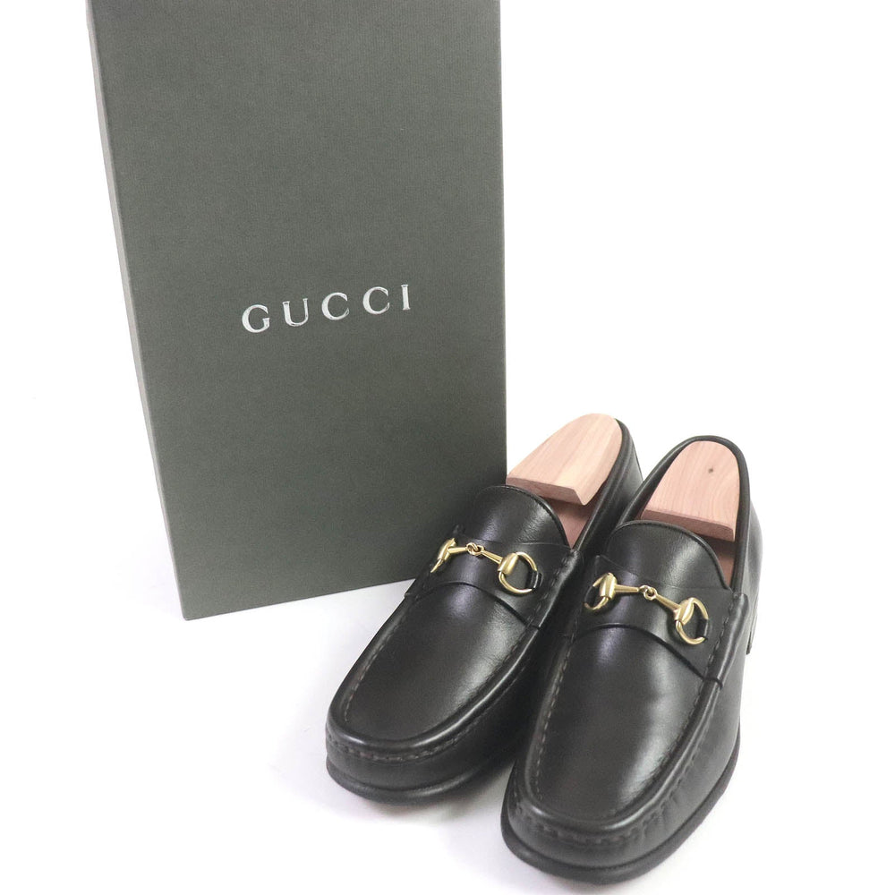 GUCCI loafers 110 0009/2 Main: Leather Dark brown Women 36 C Used Authentic