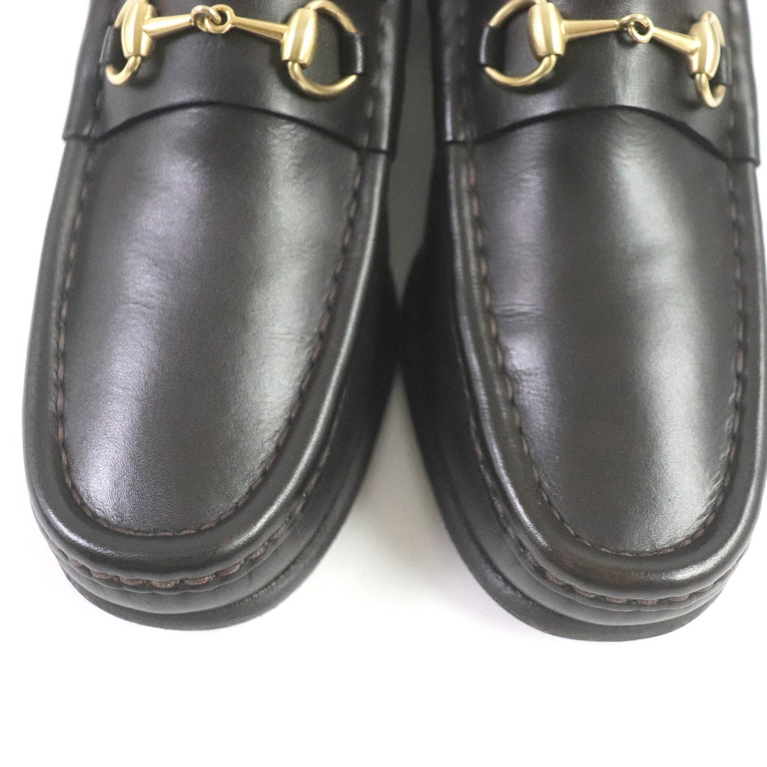 GUCCI loafers 110 0009/2 Main: Leather Dark brown Women 36 C Used Authentic