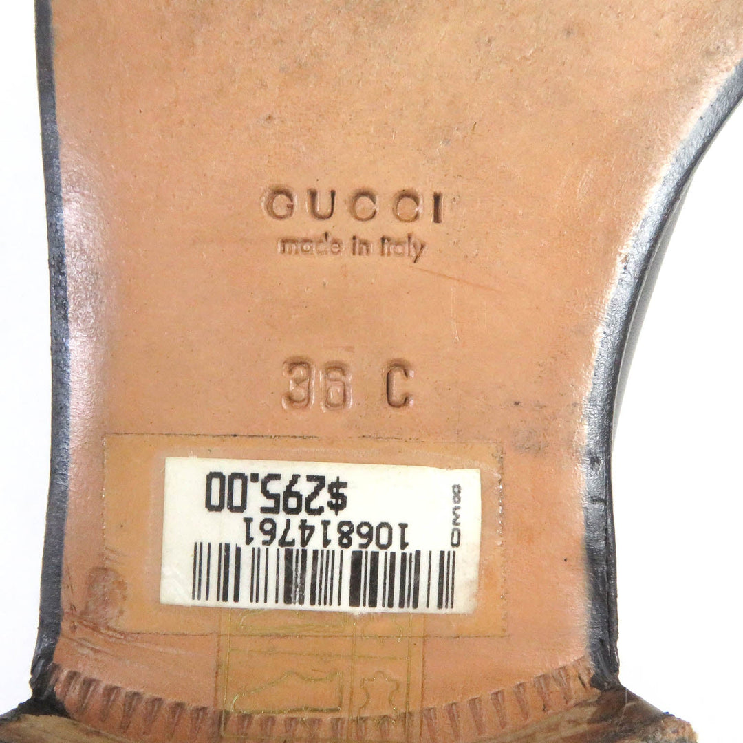 GUCCI loafers 110 0009/2 Main: Leather Dark brown Women 36 C Used Authentic