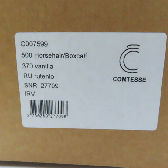 COMTESSE Handbag 7599 Part: Leather, Main: Horsehair yellow Women Used Authentic