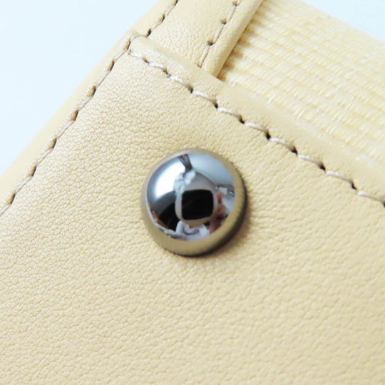 COMTESSE Handbag 7599 Part: Leather, Main: Horsehair yellow Women Used Authentic