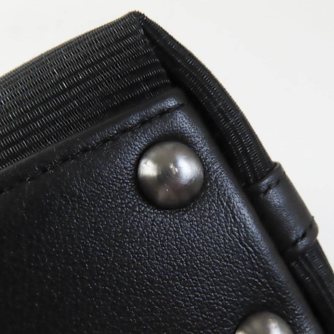 COMTESSE Handbag 7627 Part: Leather, Main: Horsehair black Women Used Authentic
