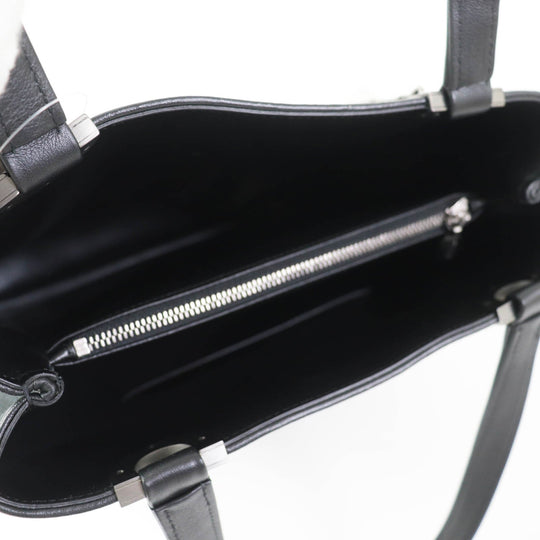 COMTESSE Handbag 7627 Part: Leather, Main: Horsehair black Women Used Authentic