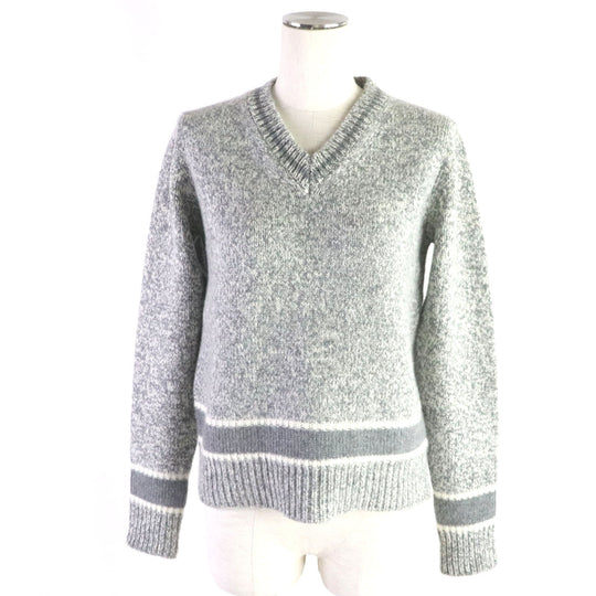 Christian Dior knit 054S01AM303 Outer material: 70% wool, Outer material: 30% cashmere gray Women 38 Used Authentic