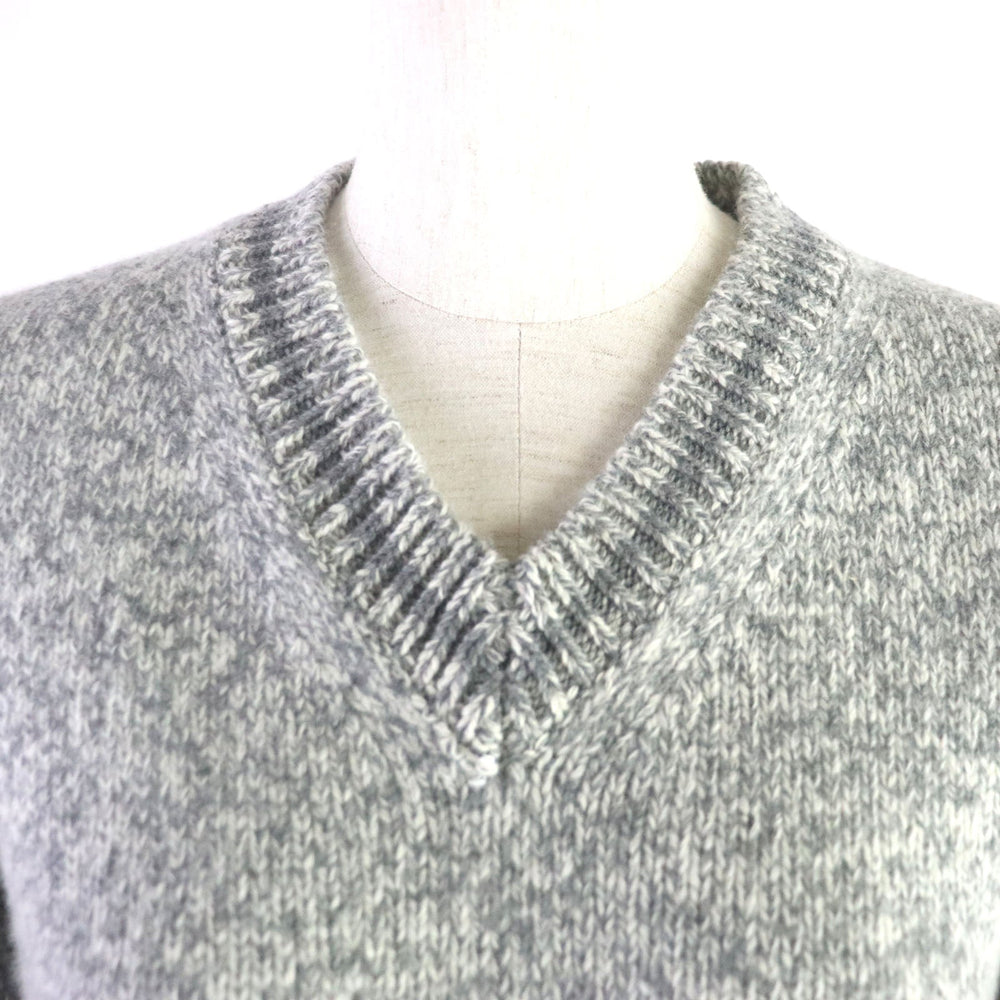 Christian Dior knit 054S01AM303 Outer material: 70% wool, Outer material: 30% cashmere gray Women 38 Used Authentic