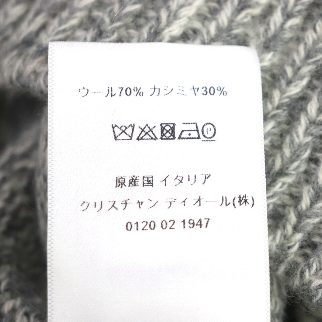 Christian Dior knit 054S01AM303 Outer material: 70% wool, Outer material: 30% cashmere gray Women 38 Used Authentic