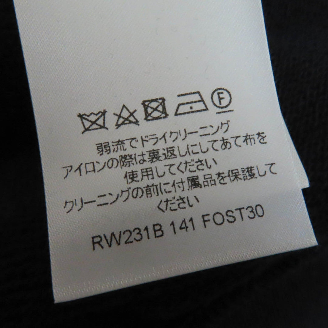 LOUIS VUITTON Hoodie 1ABE1R Main: 100% cotton, part: 94% cotton, part: 6% polyurethane black Women M Used Authentic