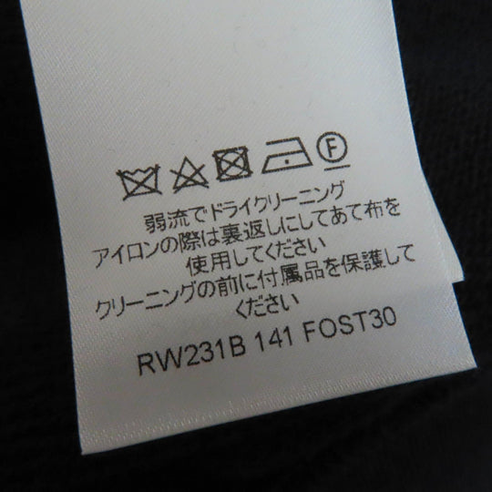 LOUIS VUITTON Hoodie 1ABE1R Main: 100% cotton, part: 94% cotton, part: 6% polyurethane black Women M Used Authentic