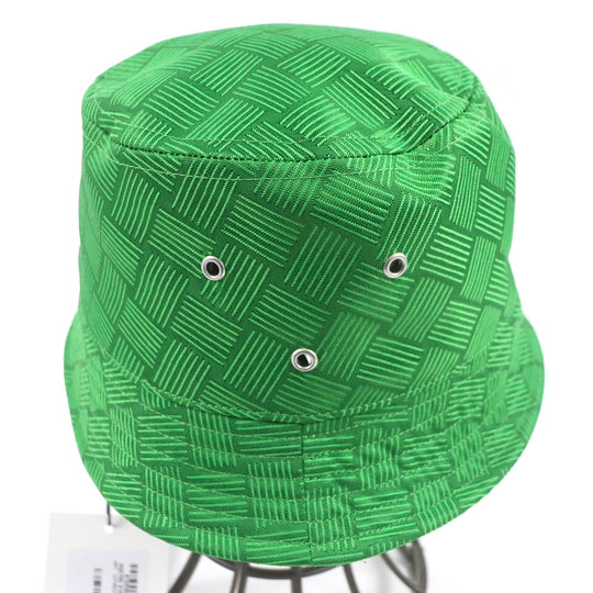 BOTTEGAVENETA hat 692795 Outer: 75% nylon, Outer: 25% polyester, Lining: 100% cotton green mens Used Authentic
