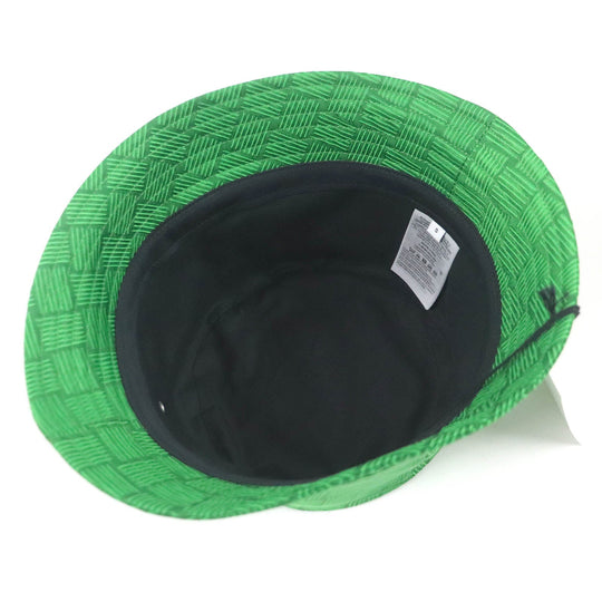 BOTTEGAVENETA hat 692795 Outer: 75% nylon, Outer: 25% polyester, Lining: 100% cotton green mens Used Authentic