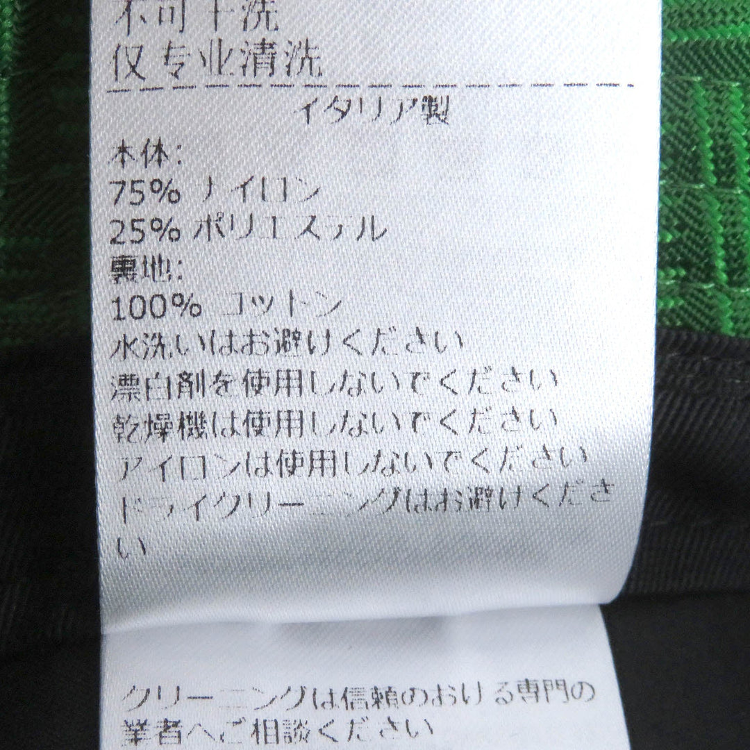 BOTTEGAVENETA hat 692795 Outer: 75% nylon, Outer: 25% polyester, Lining: 100% cotton green mens Used Authentic