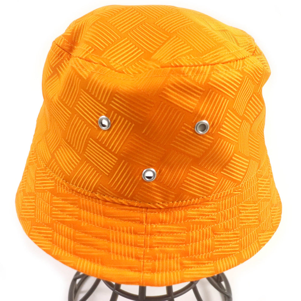 BOTTEGAVENETA hat 692795 Outer: 75% nylon, Outer: 25% polyester, Lining: 100% cotton Orange mens Used Authentic