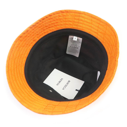 BOTTEGAVENETA hat 692795 Outer: 75% nylon, Outer: 25% polyester, Lining: 100% cotton Orange mens Used Authentic