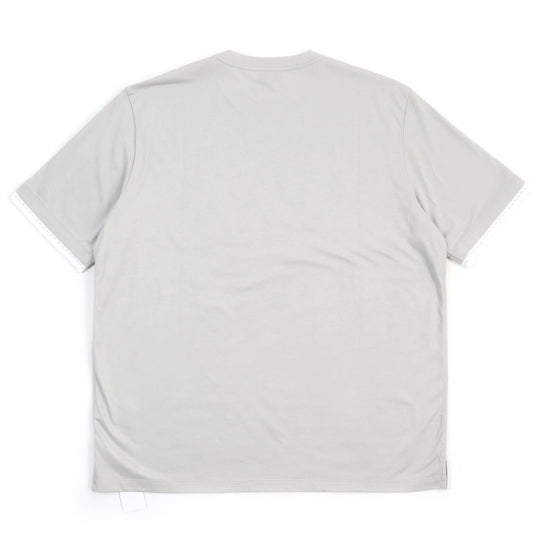HERMES Short sleeve T-shirt Main: 100% cotton Light gray mens L Used Authentic