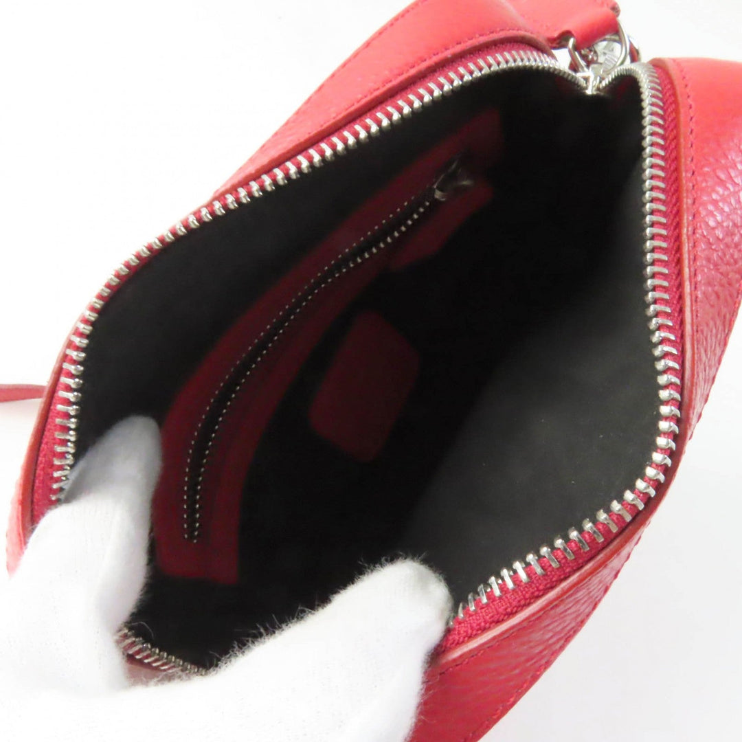 Vivienne Westwood Shoulder Bag Main: Leather Red Rachel Women Used Authentic