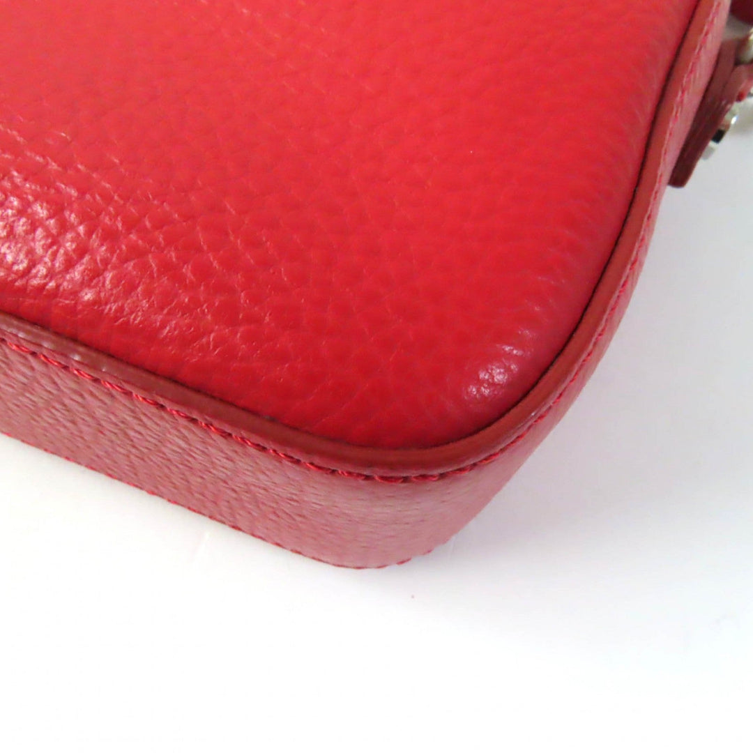 Vivienne Westwood Shoulder Bag Main: Leather Red Rachel Women Used Authentic