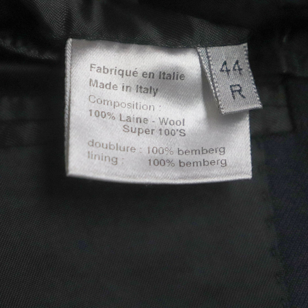 Dior HOMME blazer 4HH1072020 Outer: 100% wool, Lining: 100% Bemberg Navy mens 44 Used Authentic