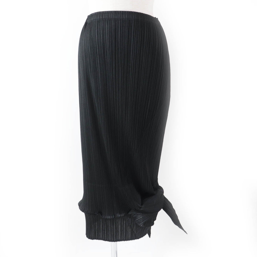 PLEATS PLEASE Long skirt PP71-JG207 Main: 100% polyester black Women 3 Used Authentic