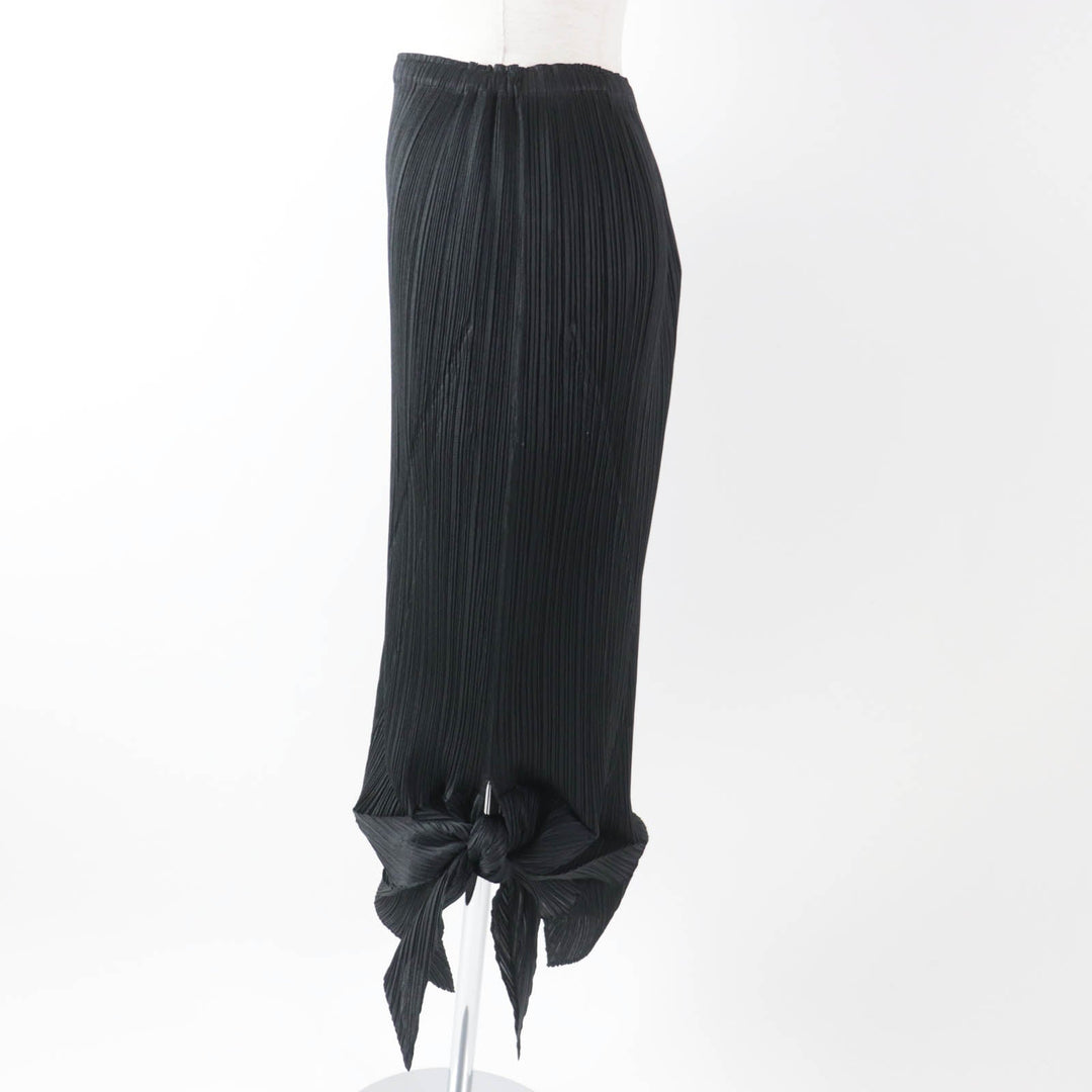 PLEATS PLEASE Long skirt PP71-JG207 Main: 100% polyester black Women 3 Used Authentic