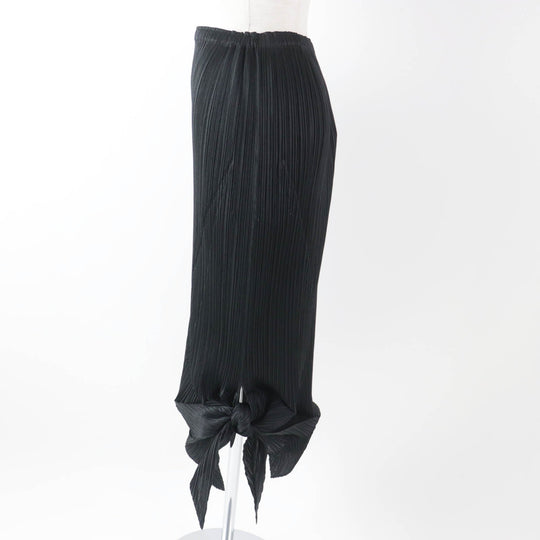 PLEATS PLEASE Long skirt PP71-JG207 Main: 100% polyester black Women 3 Used Authentic