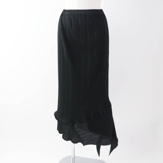 PLEATS PLEASE Long skirt PP71-JG207 Main: 100% polyester black Women 3 Used Authentic