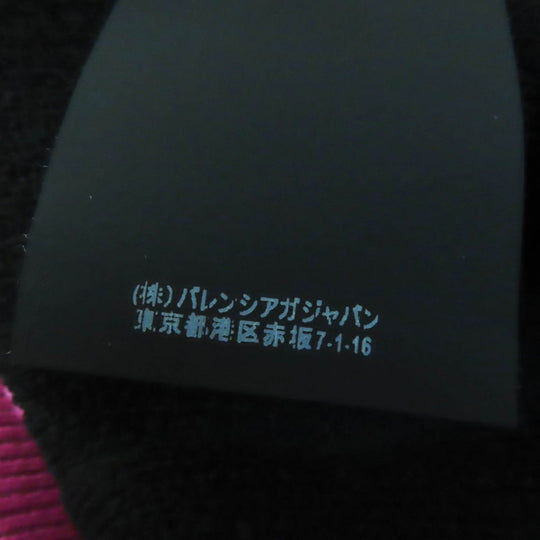 BALENCIAGA knit 510243 Outer material: 96% wool, Outer material: 4% nylon Pink black Women 34 Used Authentic