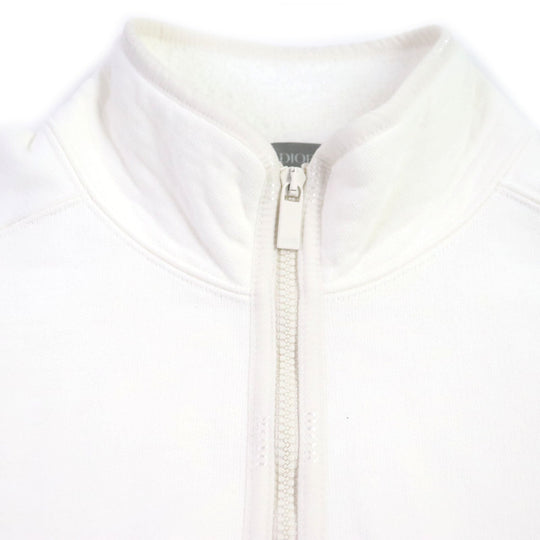 Dior HOMME sweat 413J434A0879 Main: 100% cotton, embroidery: 100% rayon, other: 100% polyester white mens XL Used Authentic