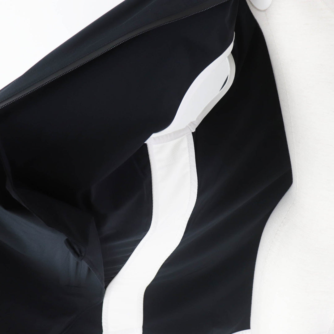 Christian Dior Hoodie 243G15A2260 Outer material: 88% nylon, Outer material: 12% polyurethane, Part: 84% polyester, Part: 16% polyurethane Black White Sleeveless Technical Jersey Zip Hoodie DIOR VIBE Women XS Used Authentic