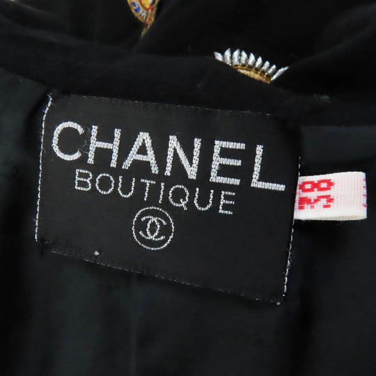 CHANEL Jacket 21770 Outer material: , Not specified (100% wool) black Wappen Women 38 Used Authentic