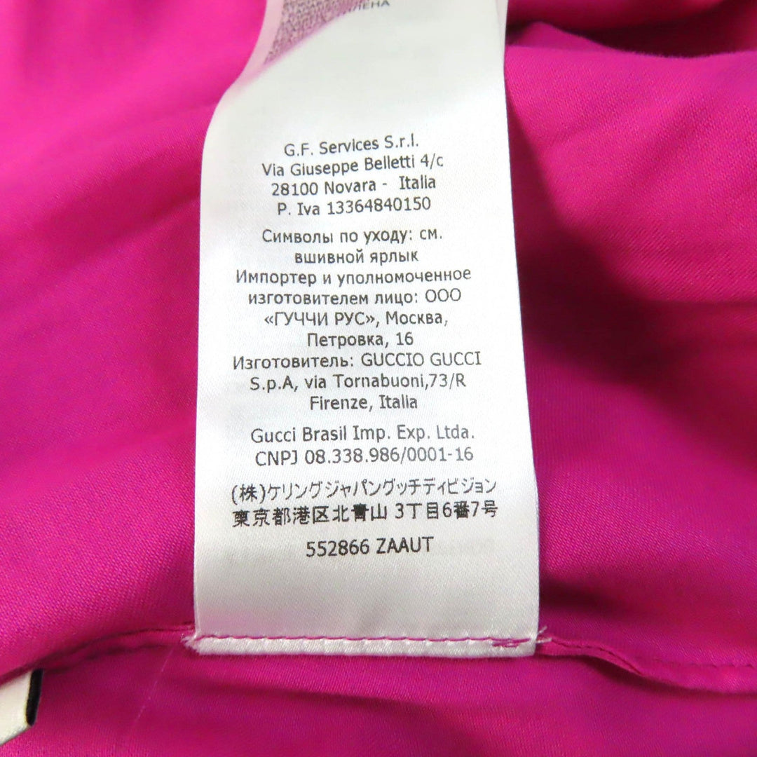 GUCCI skirt 552866 Outer material: nylon 100% pink Women 12 Used Authentic