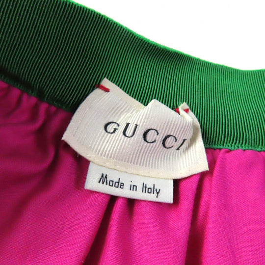 GUCCI skirt 552866 Outer material: nylon 100% pink Women 12 Used Authentic
