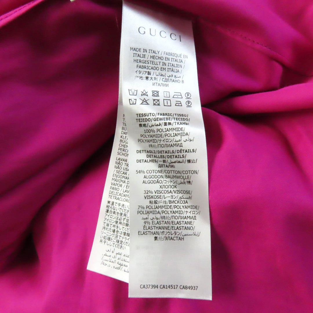 GUCCI skirt 552866 Outer material: nylon 100% pink Women 12 Used Authentic