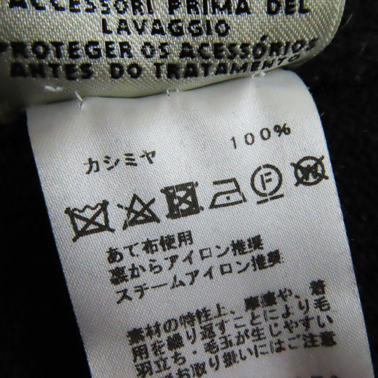 HERMES one piece Outer material: 100% cashmere Dark gray Women 34 Used Authentic