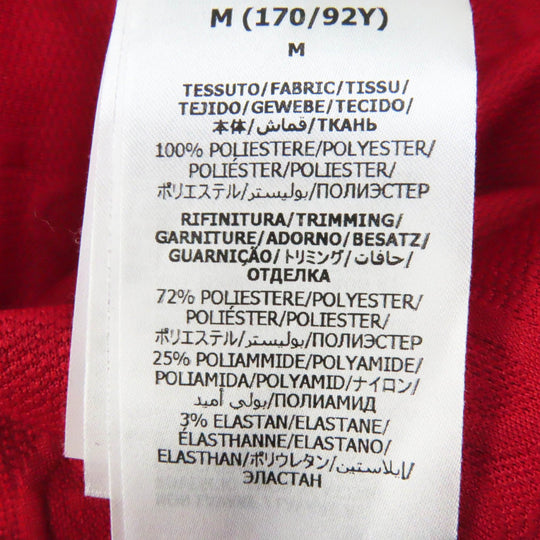 GUCCI one piece 653412 Main: 100% polyester, Trimming: 72% polyester, 25% nylon, 3% polyurethane Red Women M Used Authentic
