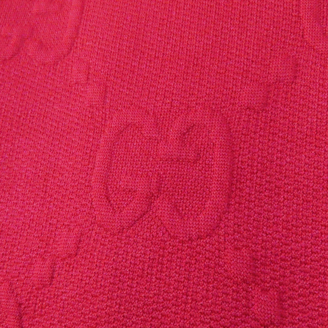 GUCCI one piece 653412 Main: 100% polyester, Trimming: 72% polyester, 25% nylon, 3% polyurethane Red Women M Used Authentic