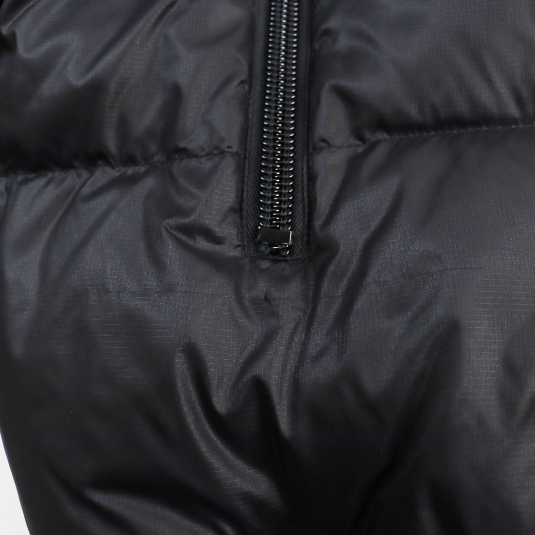 DSQUARED2 Down jacket S74AM0960 Outer: 100% nylon, Lining: 100% nylon, Filling: 80% down, Filling: 20% feather Black blue Nylon Hooded Puffer mens 42 Used Authentic