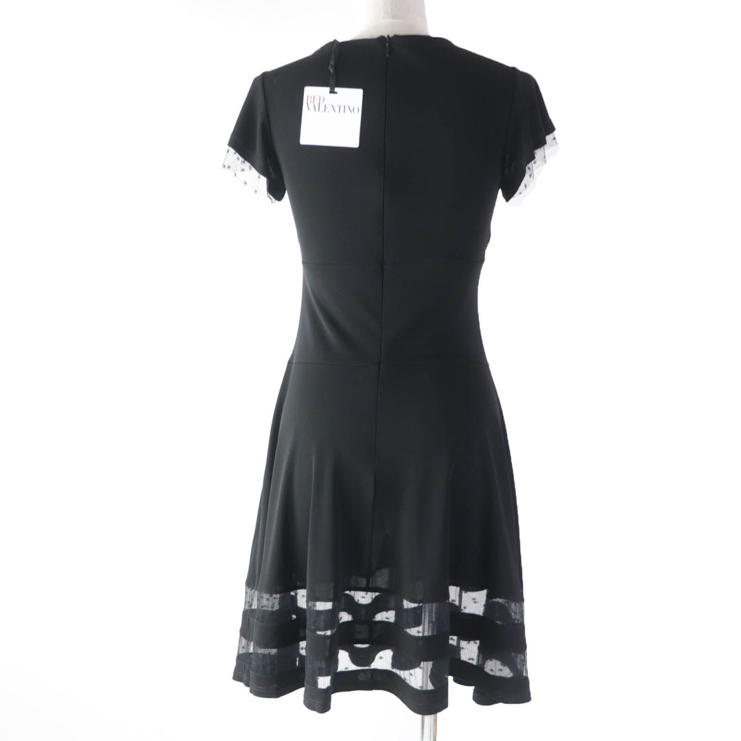 RED VALENTINO one piece Main: 100% rayon, Lining: 100% nylon black Women XS Used Authentic