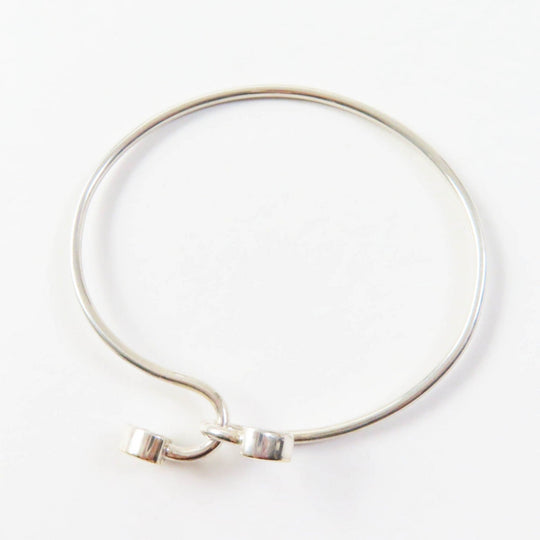 TIFFANY&Co. Bangle Main: AG925, Part: 750 Silver gold Double heart Women Used Authentic