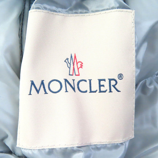 MONCLER Down vest Outer: 100% polyester, Lining: 100% nylon, Filling: 90% down, Filling: 10% feather, Hood: 100% nylon, Hood lining: 100% nylon Light blue ACHARD VEST Women 00 Used Authentic