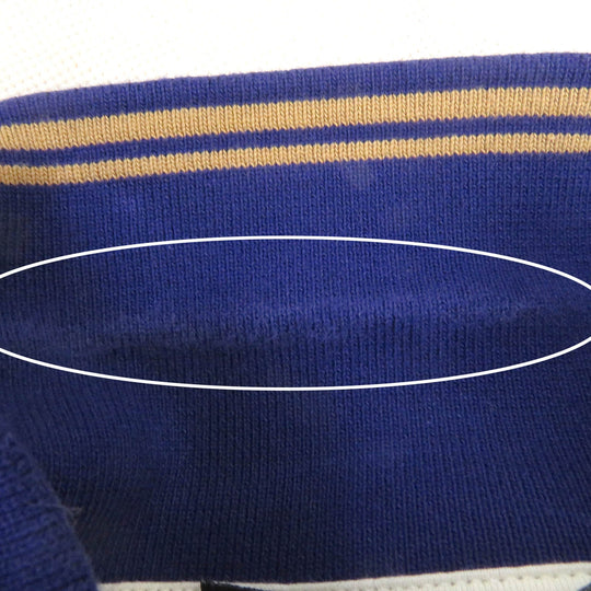 GUCCI Short sleeve polo shirt 625320 Main: 97% cotton, Main: 3% polyurethane, Part: 100% cotton, Part: 100% polyester light beige mens XS Used Authentic