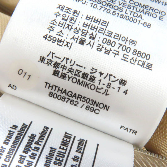 BURBERRY Blouson 8008762 Rayon Beige Women 36 Used Authentic